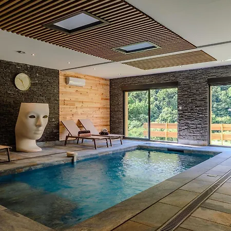 شاليه Prestige By Mahdi Piscine Interieure Privee Vue Montagnes 12pers 300m2 Fontpédrouse